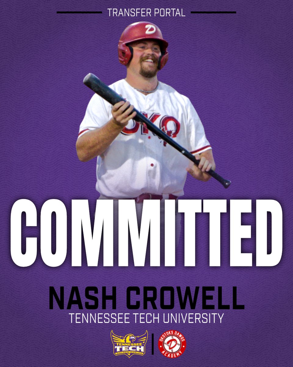 Congratulations to Dawgs Academy alumni Nash Crowell on his commitment to Tennessee Tech University!

#dawgs #academy #committed #D1baseball #OVC
