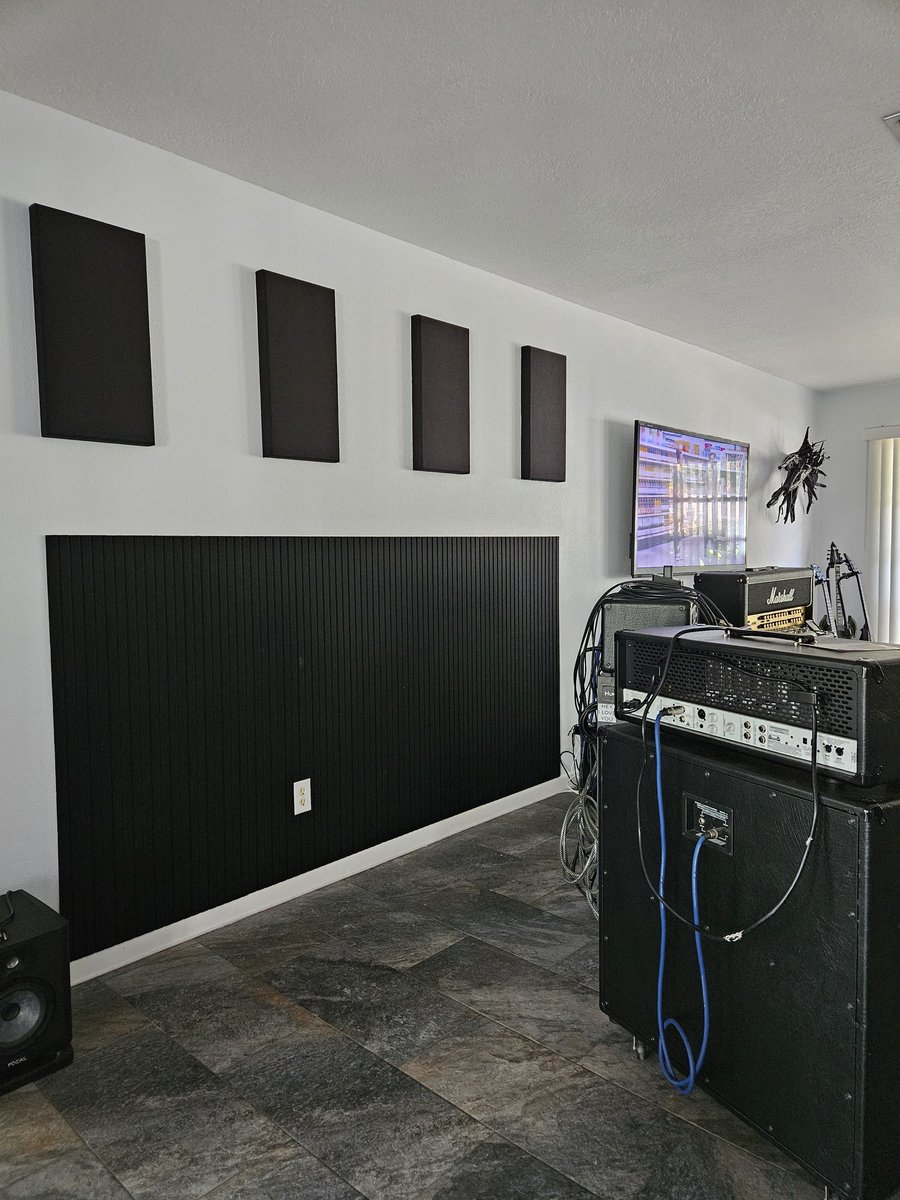 wheeltrader1's tweet image. Acoustic panels DONE👇