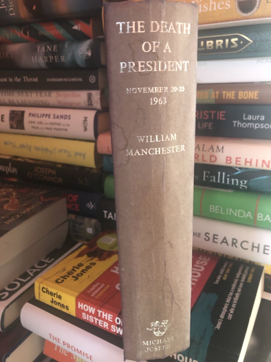 AlbersAlbie's tweet image. ⁦@MillieMall⁩ #catchatbookclub final offering for the theme. This is “Death of a President” a first edition of the days from assassination to burial of JFK. I think the Oliver Stone Kevin Costner film of the same name referenced it when making the film JFK.