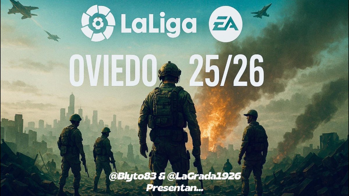 LaGrada1926's tweet image. Másters of War. Coming 🔜 😎💙
📆 30/07/25
🕙 22:00 h.
✍️ @blyto83 y @LaGrada1926 
#RealOviedo #MastersofWar #BobDylan #Battlefield6  #LaLiga #EAsports #AsturiasEsAzul