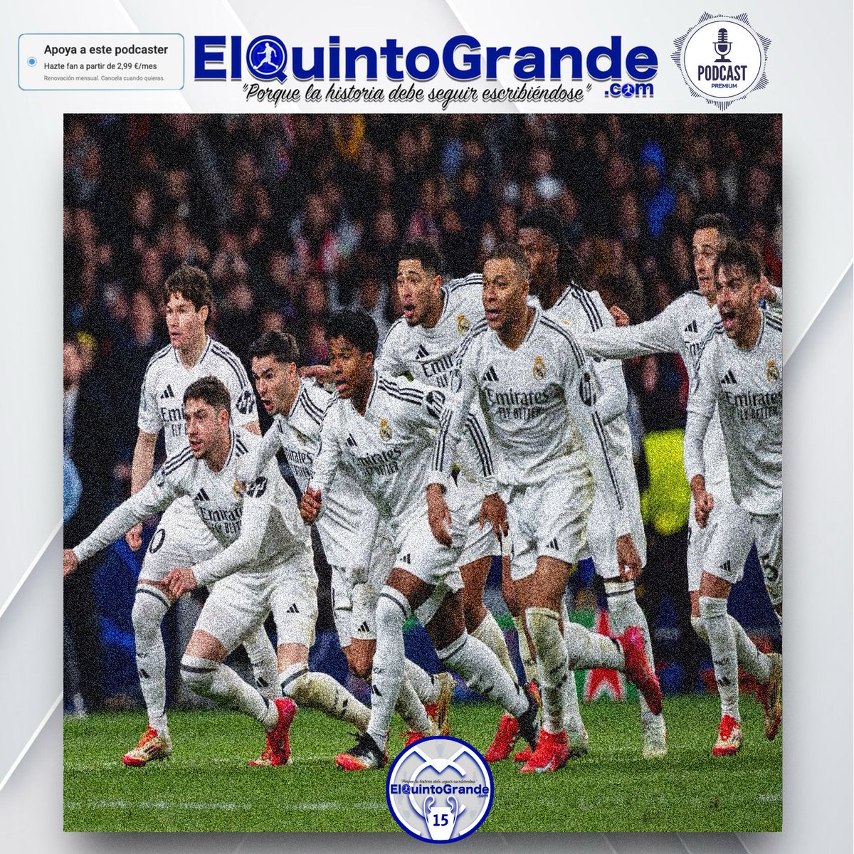 ElQuintoGrande's tweet image. ✅Repaso Temporada Del Real Madrid / El Mejor del Año 11 Edición💥

Nuevo Podcast 🗣️ @ElQuintoGrande 12x81

🎛🎙🎚by @DJARON10

🎙Tertulianos : @ElCarrildel2, @Fer7Madridista y @JJPurriM

¡ ▶️ Dale Al Play ! Aquí 👇

go.ivoox.com/rf/153966469