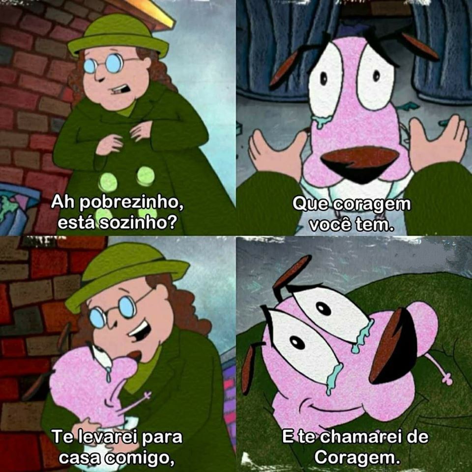 tododiacaes's tweet image. O dia que o coragem foi resgatado ❤️