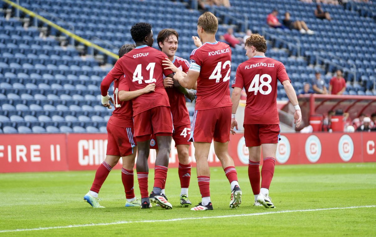 amcalabrese12's tweet image. Fire II 9, Red Bull II 2.
The highest scoring game in MLS Next Pro history. No team has ever scored more in one match.
#cf97 #vamosfire