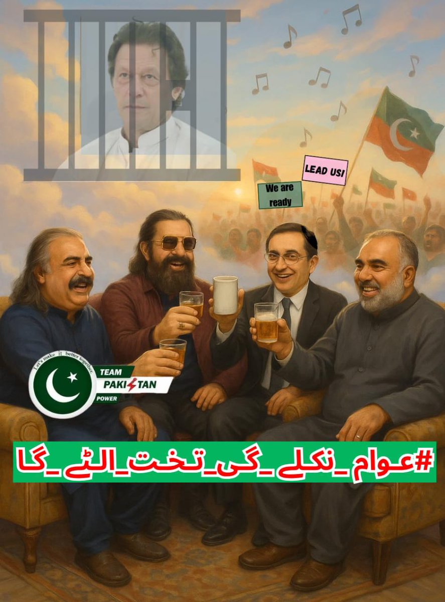 A final call has been made.
Not for protest — for purpose.
For Pakistan
<a href="/HRA_07/">Hassan Riaz Aheer</a>
<a href="/hlmza11/">Hamza ᴾᵃᵏᴾᵒʷᵉʳ</a>
#عوام_نکلے_گی_تخت_الٹے_گا 
<a href="/TeamPakPower/">Team Pakistan Power</a>