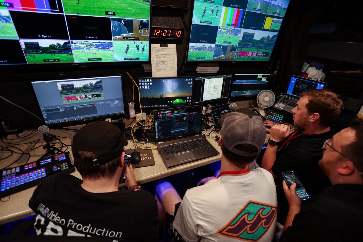 VideoJrm's tweet image. This weekend, JRM Video produced our first-ever nationally televised broadcast — live on ESPN2 for the WFA Pro Championship at Tom Benson Hall of Fame Stadium in Canton, OH!