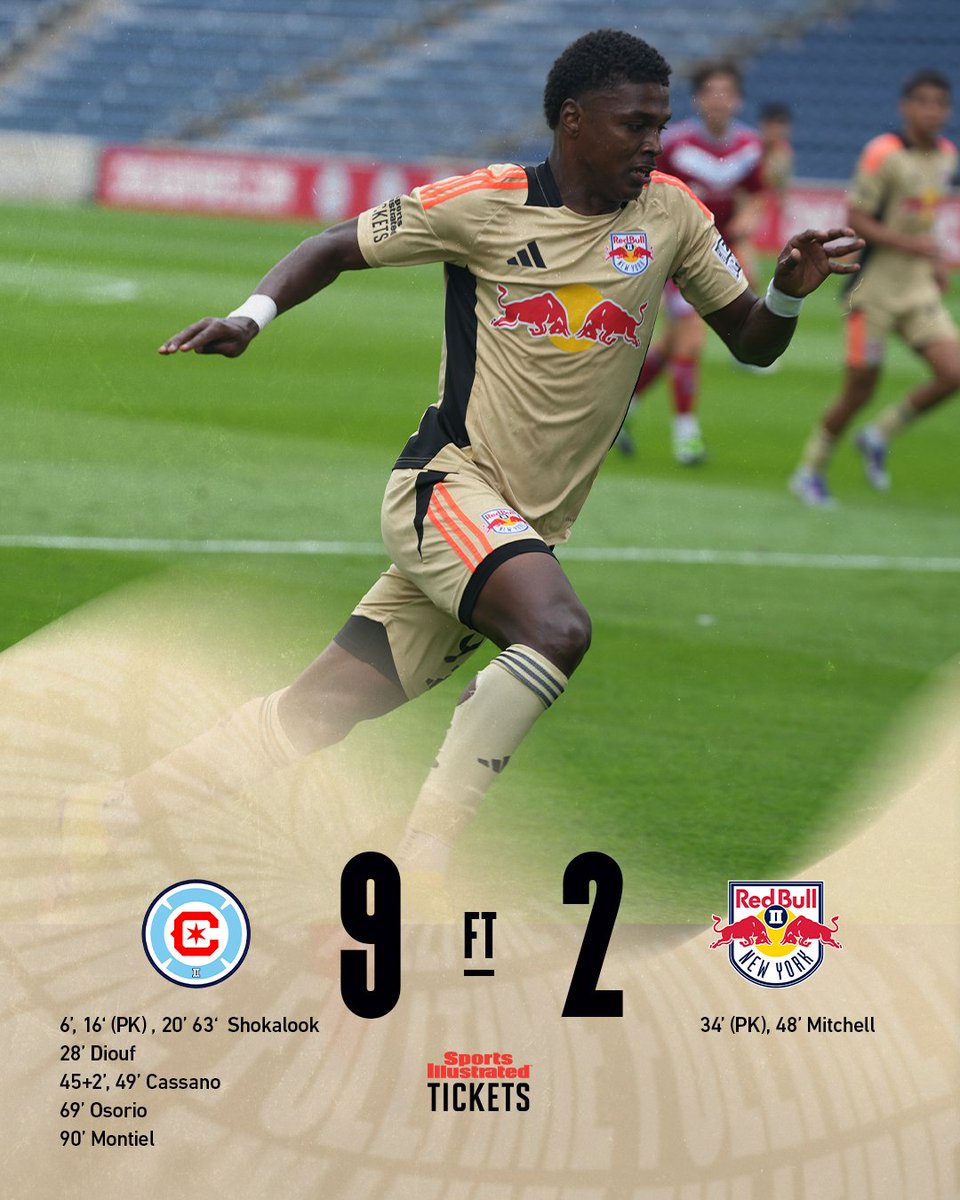 NYRBII's tweet image. Final.
9-2 | #CHIvNY | #NYRBII
