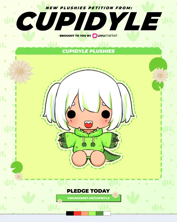 cupidyle's tweet image. big news!! cupidyle plush petition drop just dropped! :D please consider pledging to make it come true!💚
(no jars allowed btw)⤵️🐊
uwumarket.us/products/cupid…