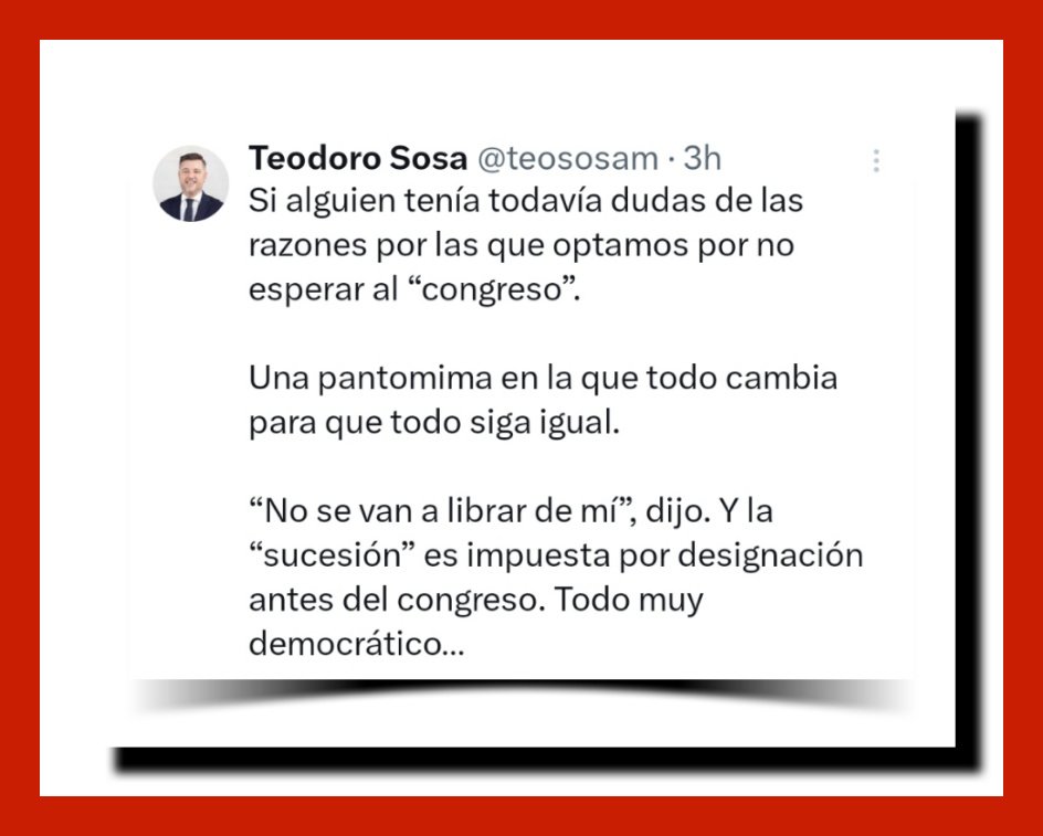 GuillermoMarto1's tweet image. "Una pantomima en lo que todo cambia para que todo siga igual" , ¿cómo no voy a querer a mi alcalde, el de allí, @teososam ? , el "relevo generacional" en Nueva Canarias explicado a la perfección. Y sí, el último marco de la semana se lo lleva Teo. Gabon denoi 💥💥