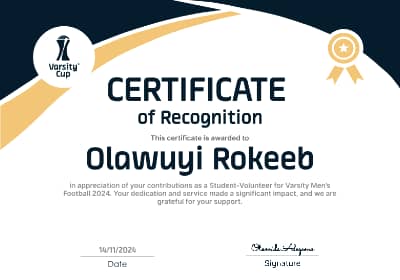 Easy180134's tweet photo. 3/5: Impact in Sports Without Being a Player

You don’t need to play on the field before you contribute in sports.

This session, I volunteered at Varsity Cup, Freshers Cup and I also served as the assistant coach for my level’s female team and we won bronze 🥉. https://t.co/9NA2FeIXLA