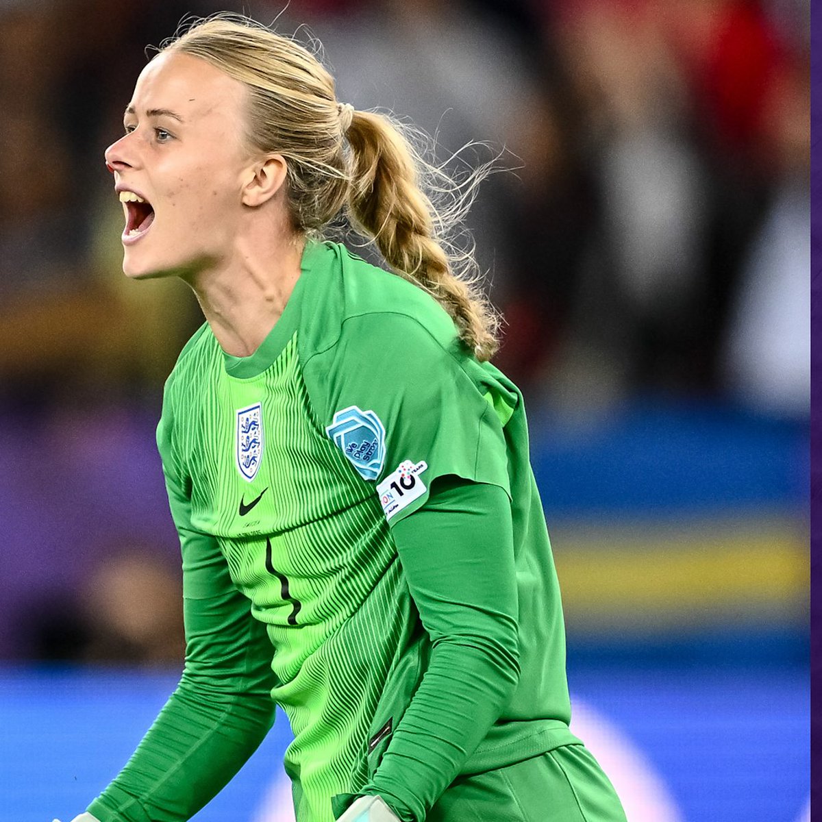 Just found out that England's #Euro2025 #Lionesses incredible goalkeeper Hannah Hampton went to my old school! Not only was she crucial in our win against Spain, but was named player of the match for the final. Fantastic #football ⚽. Fantastic team 🏆. Well done.
