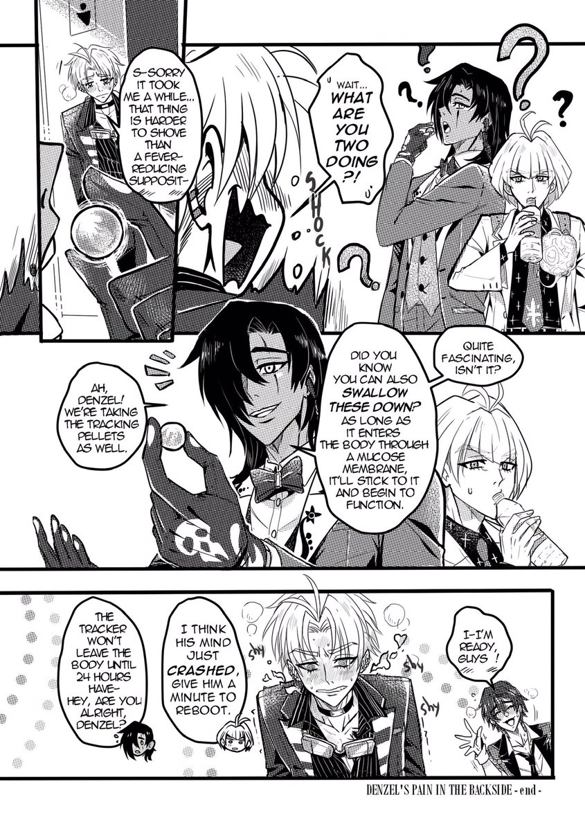 RoyalShowdownPJ's tweet photo. 🃏Mini manga!🃏
��Denzel’s Pain in the Backside”

#RoyalShowdownProject #ロイヤルショーダウン #oc #BL https://t.co/Imts2HjYsw
