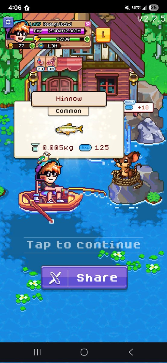 realglitchd's tweet image. Back on that Fishing Frenzy grind. First time fishing today and caught this small little guy. You still aren&apos;t too late to play. Oh, and they have an awesome community hat for @capncompany. @FishingFrenzyCo