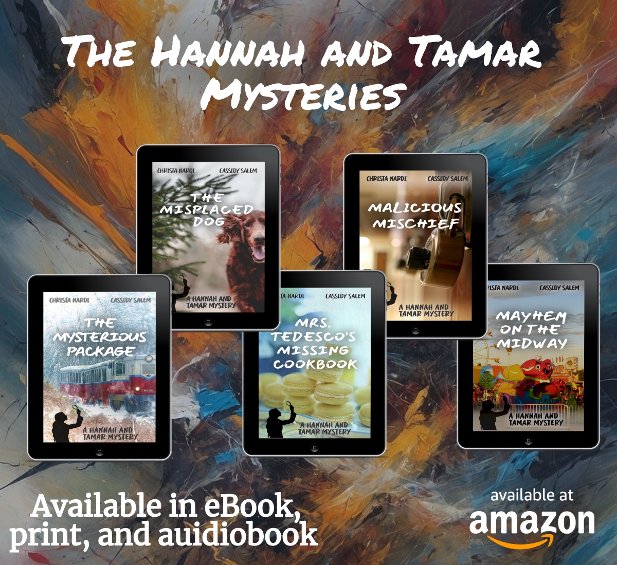 ChristaN7777's tweet image. Join teenage sisters Hannah and Tamar as they solve mysteries and forge new friendships. Family friendly mysteries for teens and those young at heart.
#cozymysteries
Free with #KindleUnlimited. amazon.com/gp/product/B09…