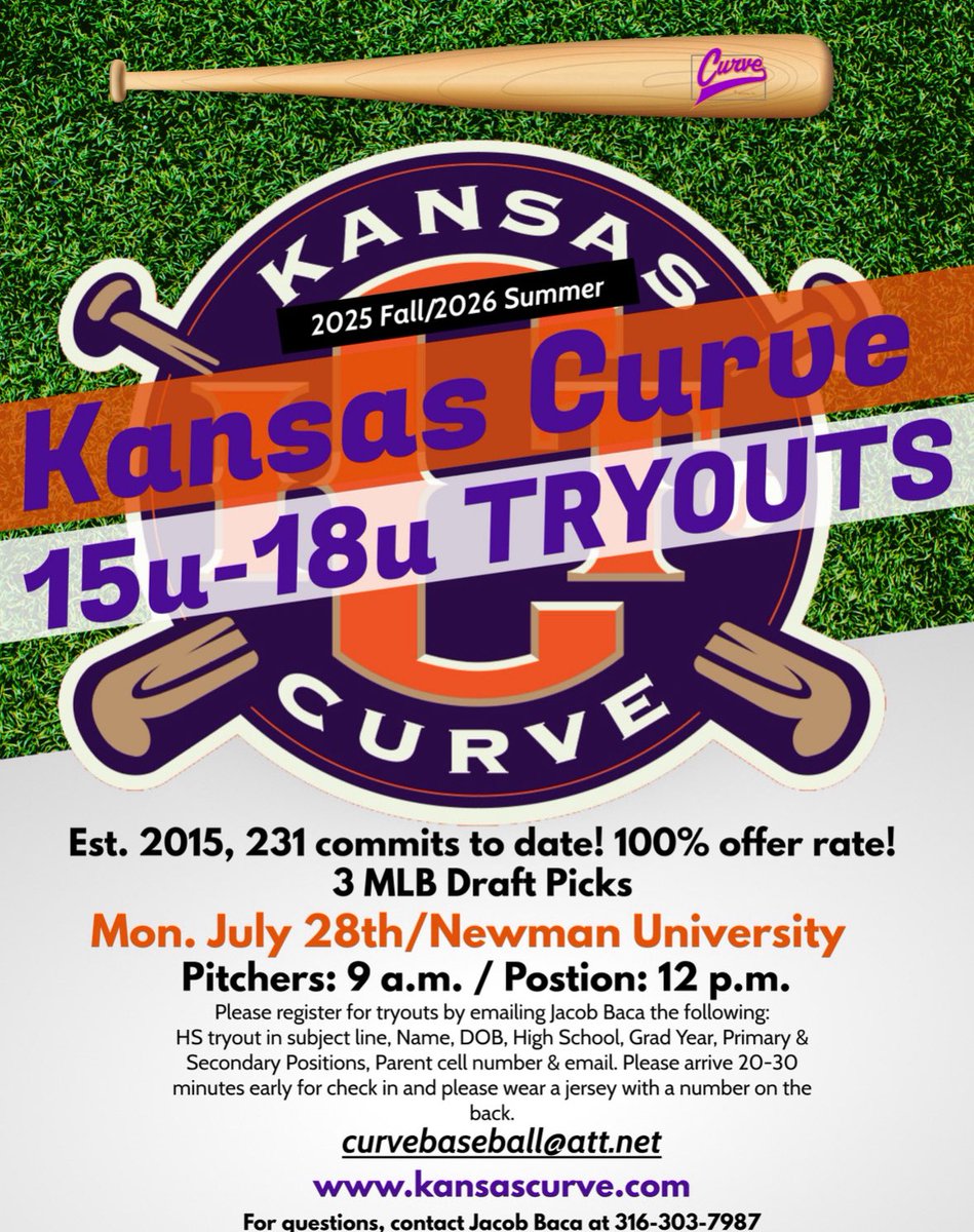 High school tryouts are tomorrow. Still time to get signed up. 

If you are looking to play college baseball and get ready for college baseball, this is one of the best spots to be. 

Full fall schedule with games on college campuses + PBR Scout day. Competitive summer schedule.