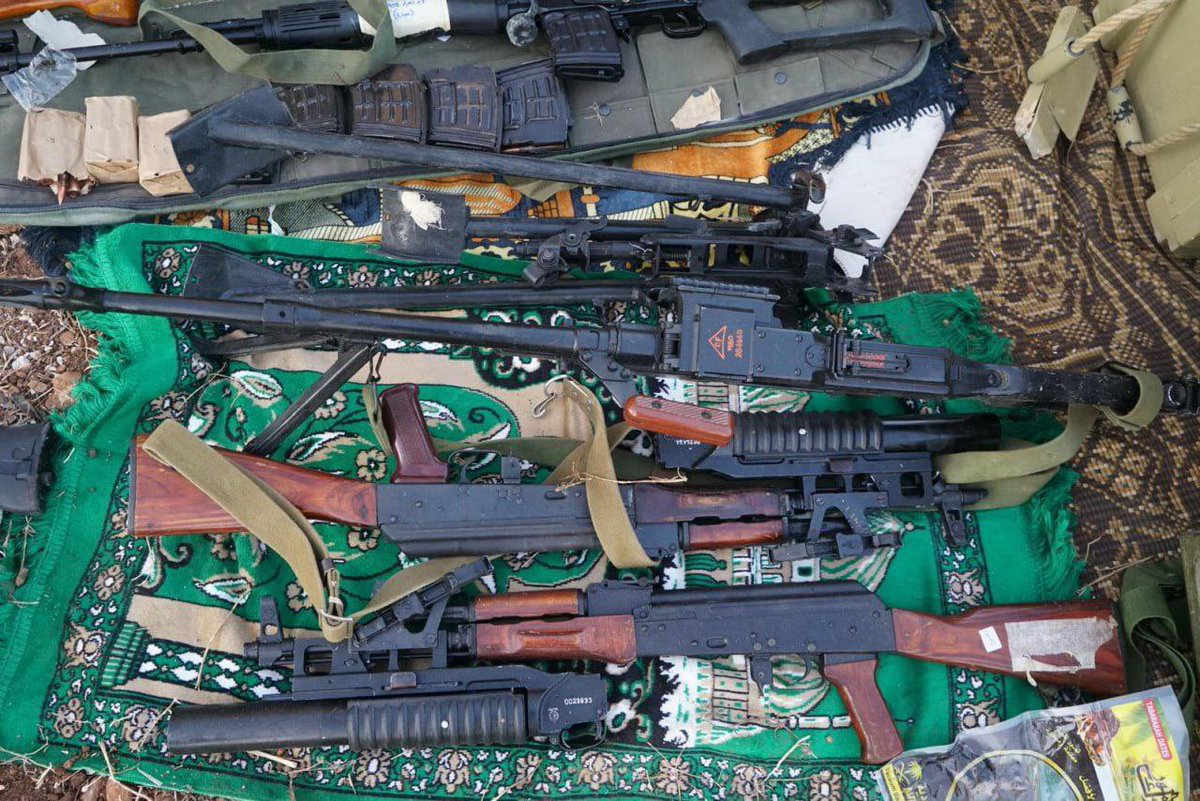thedixiemauser's tweet image. Various arms &amp;amp; munitions captured by Israeli 🇮🇱 forces in Lebanon 🇱🇧 in 2024