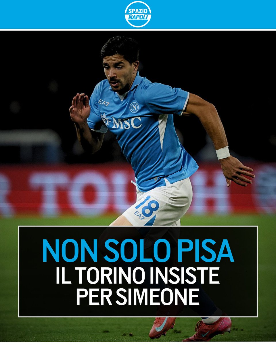 Spazio_Napoli's tweet image. Non solo il Pisa, anche il Torino insiste per Giovanni Simeone 🔥
Secondo Alfredo Pedullà, il club toscano è ancora in vantaggio per il Cholito, ma i granata non mollano‼️
Gli azzurri possono sperare in un piccolo effetto asta 👀
#SSCNapoli #Simeone #Torino #Pisa