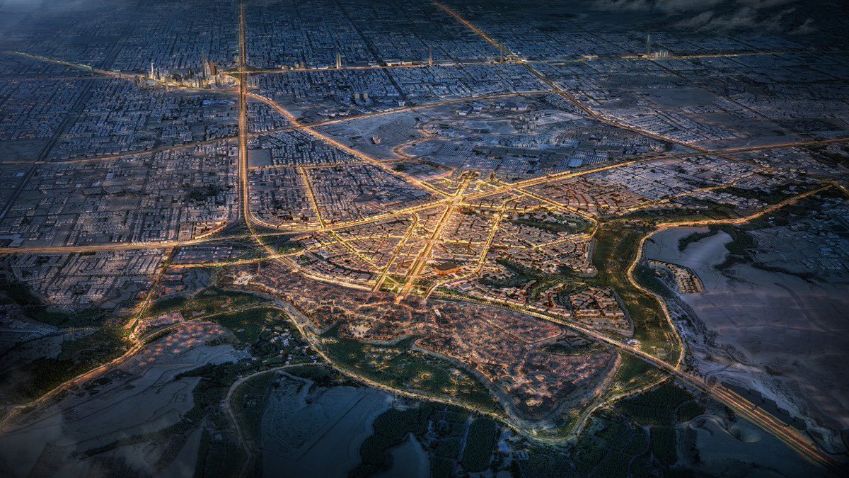 first_1ine's tweet image. 🏗️ الأعمال الضخمة في #الدرعية التاريخية
