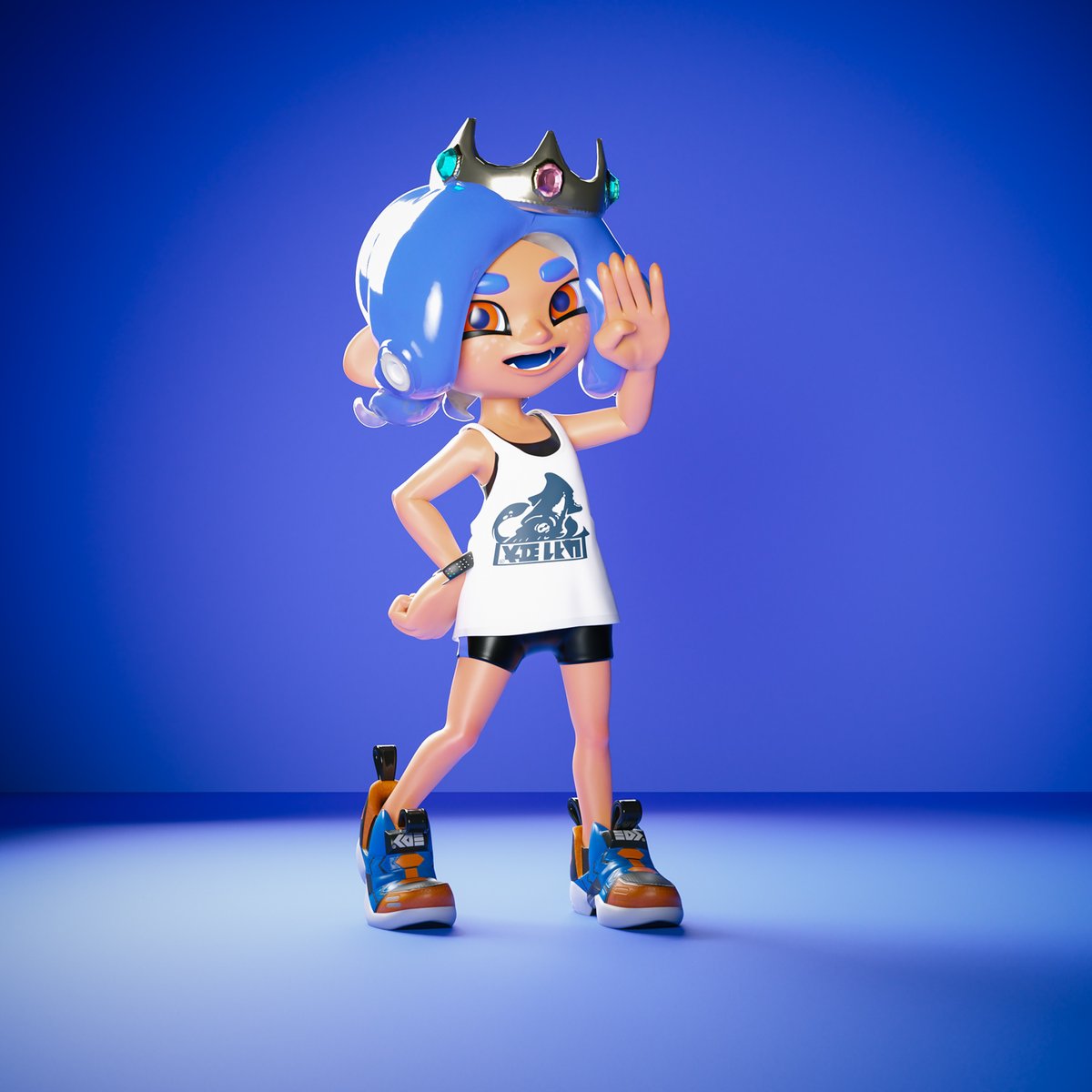 piparkaq's tweet image. Pippy's evolution from the first thing with her (Sep 2023). From community-made models and rigs to my own rigging setup, and finally to entirely self-made model including textures and rigging.
There's been a glowup.