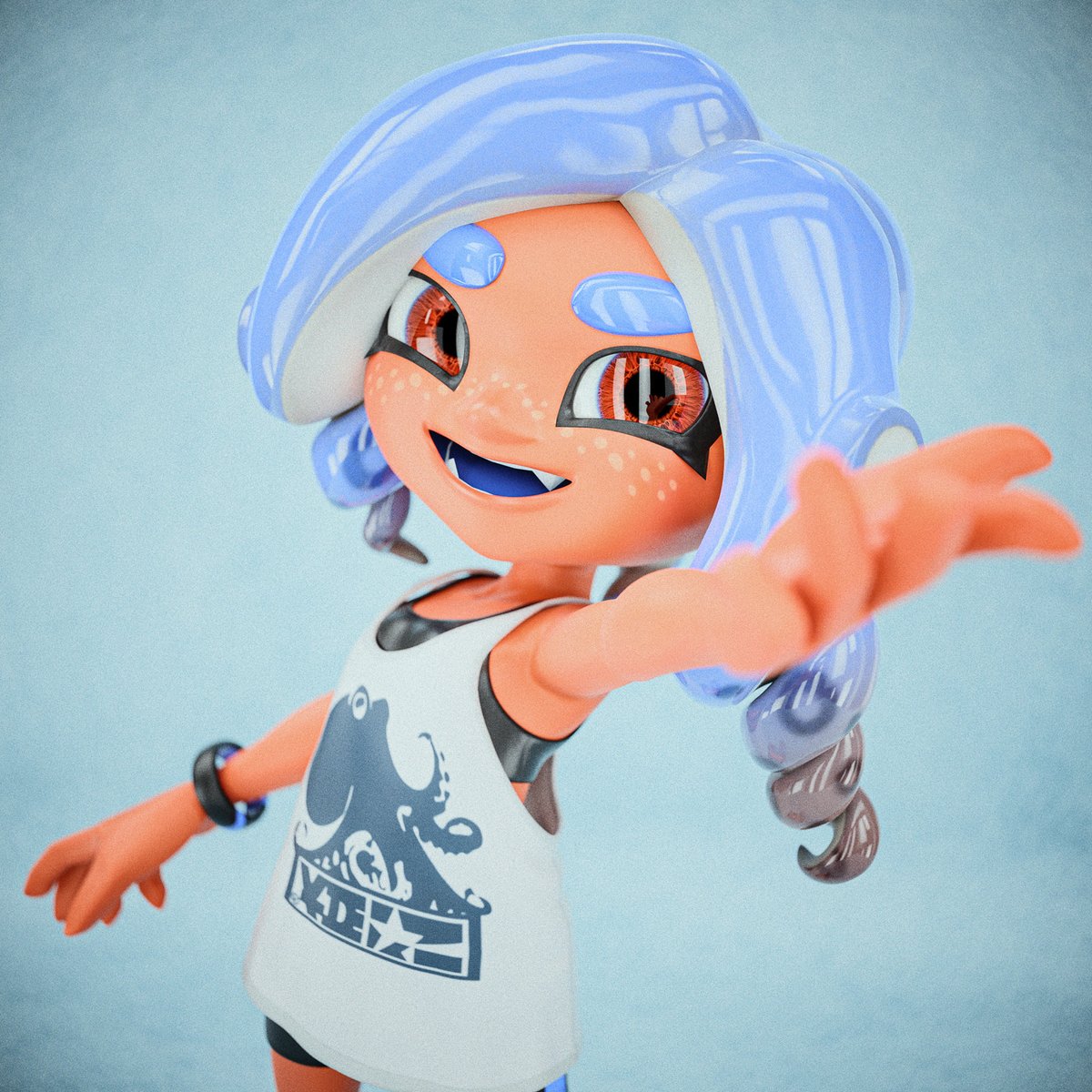 piparkaq's tweet image. Pippy's evolution from the first thing with her (Sep 2023). From community-made models and rigs to my own rigging setup, and finally to entirely self-made model including textures and rigging.
There's been a glowup.