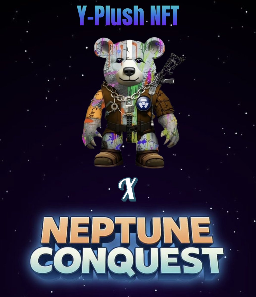 Y-Plu$h NFT (@yplushnft) on Twitter photo 🛡️ PARTNERSHIP GIVEAWAY🛡️
<a href="/NeptuneHubCro/">NeptuneHub</a> game is live!🚀
Season 1 is coming! 📢
🏆 10$ CRO to win
🧸 x1 Y-Plush NFT
✅ How to win
1️⃣ Follow <a href="/NeptuneHubCro/">NeptuneHub</a> & <a href="/YplushNft/">Y-Plu$h NFT</a>
2️⃣ Like, comment & repost
3️⃣ Tag 4 #crofam
Winner in 96h⏲️ 🛡️ PARTNERSHIP GIVEAWAY🛡️
<a href="/NeptuneHubCro/">NeptuneHub</a> game is live!🚀
Season 1 is coming! 📢
🏆 10$ CRO to win
🧸 x1 Y-Plush NFT
✅ How to win
1️⃣ Follow <a href="/NeptuneHubCro/">NeptuneHub</a> & <a href="/YplushNft/">Y-Plu$h NFT</a>
2️⃣ Like, comment & repost
3️⃣ Tag 4 #crofam
Winner in 96h⏲️