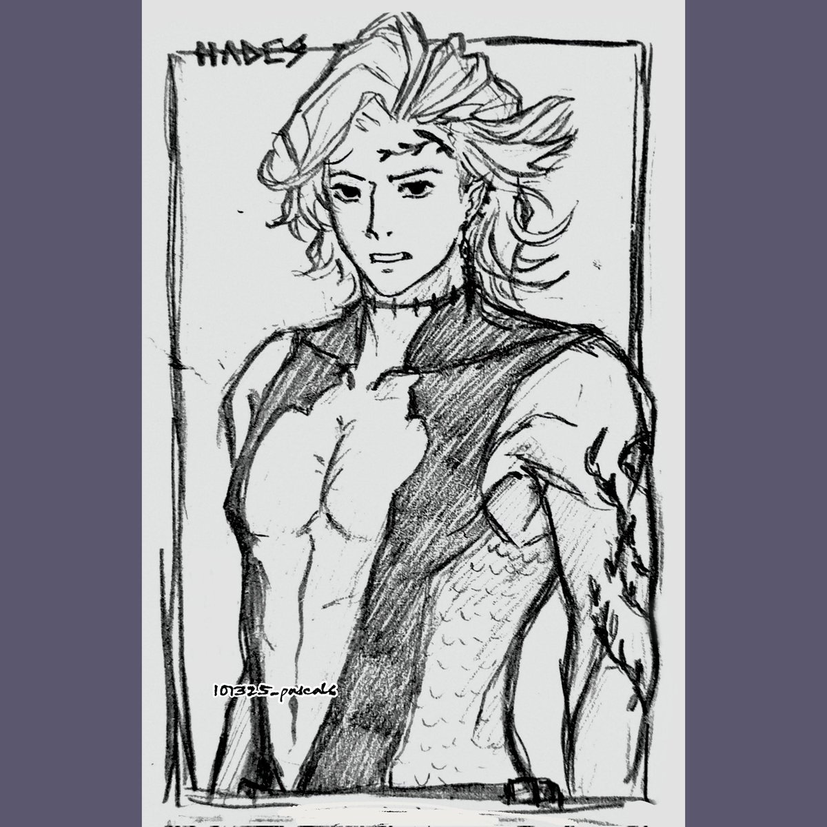 101325_pascals's tweet image. hades sketch !! havent drawn in my sketchpad after months of art block ☹️ short muscle study to pass the time ♪⁠～⁠(⁠´⁠ε⁠｀⁠ ⁠)

#終末のワルキューレ #RecordofRagnarok #shuumatsunovalkyrie