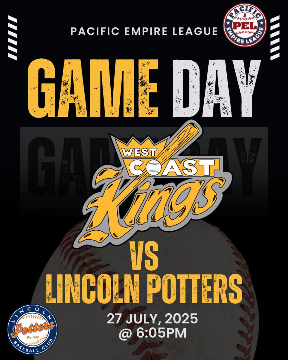 WestCoastKings⚾️ (@west_coastkings) on Twitter photo 👑⚾️🏟️Last game of the summer <a href="/lincolnpotters/">Lincoln Potters🦚</a> 6:05pm tonight. Been 1️⃣ wild ride 🚂 #RoadTrip
<a href="/CAGEYkings/">Kyle Wayne Gross</a>
🔢 36 games 🗓️ 8 weeks
📍from SLO⏭️ 45’s⏩ Crabs⏭️ Rogues & everywhere in between
<a href="/PacEmpireLeague/">Pacific Empire League</a>
🦀🍷🦚🎣👑☠️
<a href="/BACLBaseball/">Bay Area Collegiate League</a>
💎🐺⚾️🌪️💨🎰🏴☠️✈️
Thx to all the organizations 👑⚾️🏟️Last game of the summer <a href="/lincolnpotters/">Lincoln Potters🦚</a> 6:05pm tonight. Been 1️⃣ wild ride 🚂 #RoadTrip
<a href="/CAGEYkings/">Kyle Wayne Gross</a>
🔢 36 games 🗓️ 8 weeks
📍from SLO⏭️ 45’s⏩ Crabs⏭️ Rogues & everywhere in between
<a href="/PacEmpireLeague/">Pacific Empire League</a>
🦀🍷🦚🎣👑☠️
<a href="/BACLBaseball/">Bay Area Collegiate League</a>
💎🐺⚾️🌪️💨🎰🏴☠️✈️
Thx to all the organizations