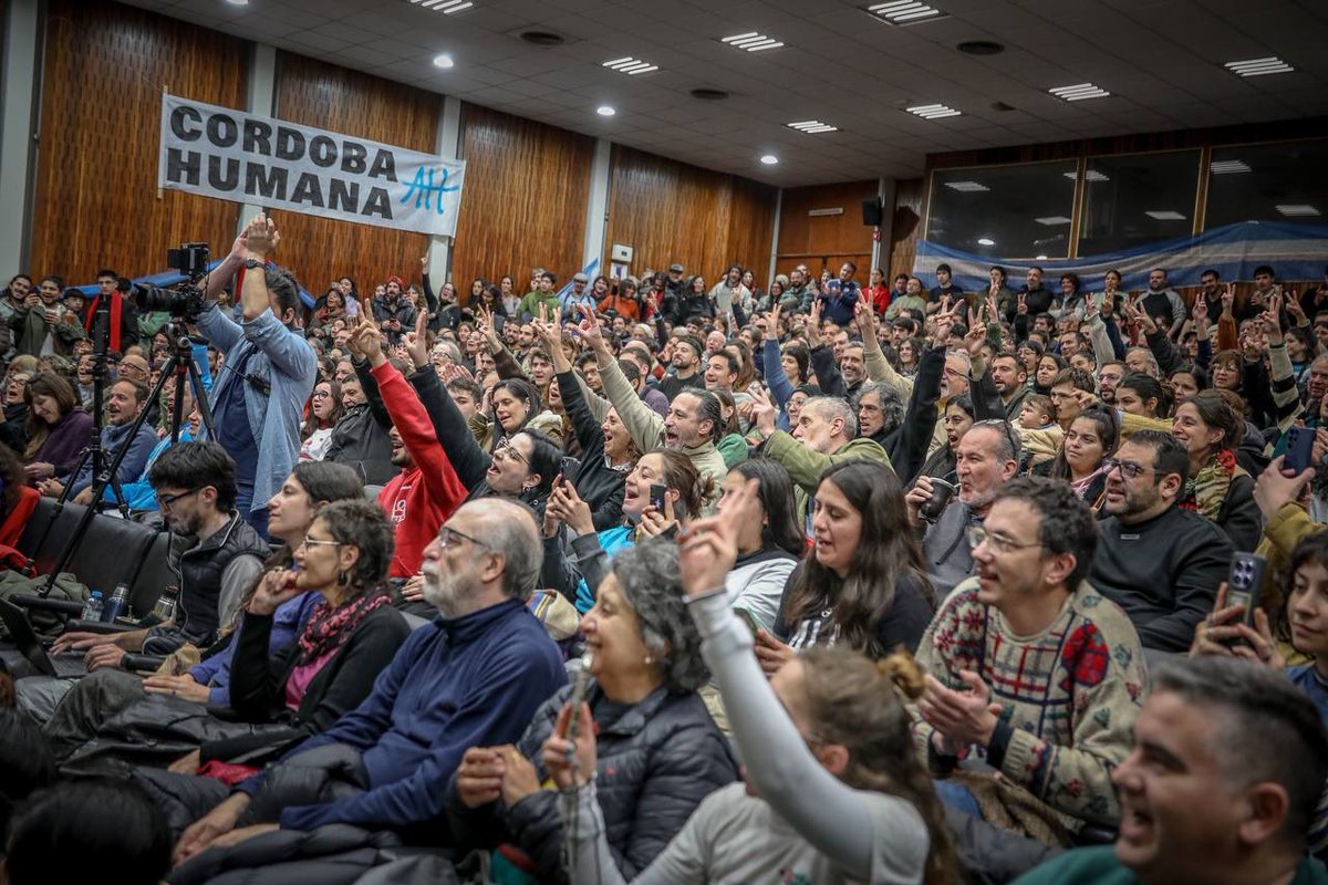 Tenemos que estar verdaderamente dispuestos a luchar por la justicia social y construir una Argentina Humana.
Ayer en Córdoba!
