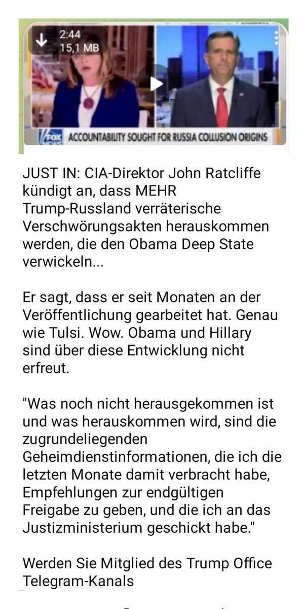 MeckOstwind's tweet image. JUST IN: CIA-Direktor John Ratcliffe kündigt an, dass MEHR Trump-Russland verräterische Verschwörungsakten herauskommen werden, die den Obama Deep State verwickeln..💪💪💪