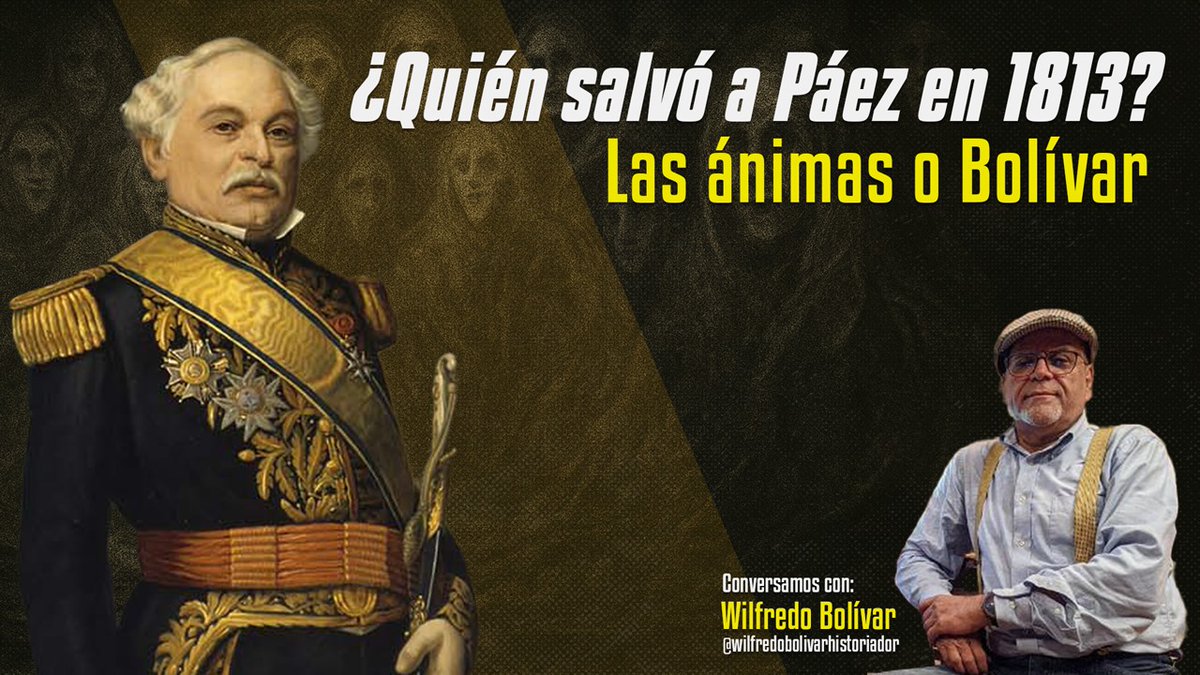 No te pierdas este episodio de estreno en el que dilucidamos quien salvo a Páez cuando, siendo Capitán, fue hecho prisionero y condenado a muerte en diciembre de 1813. Conversamos con el Cronista de Araure e Historiador Wilfredo Bolívar:
youtu.be/XrPTFRPauhQ