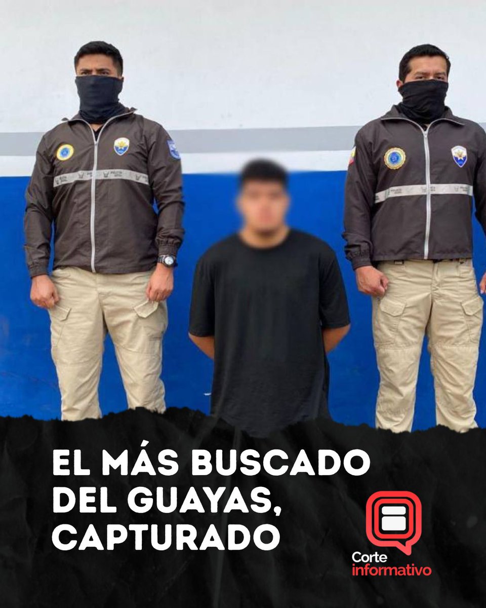 CorteInforma's tweet image. 🔗#JUSTICIA | Capturado el más buscado por femicidio en Guayas
David Josué F., sospechoso del asesinato de su conviviente Darys A., fue detenido en Paján (Manabí). Era el primero en la lista de los más buscados del Guayas. El crimen ocurrió en Durán.