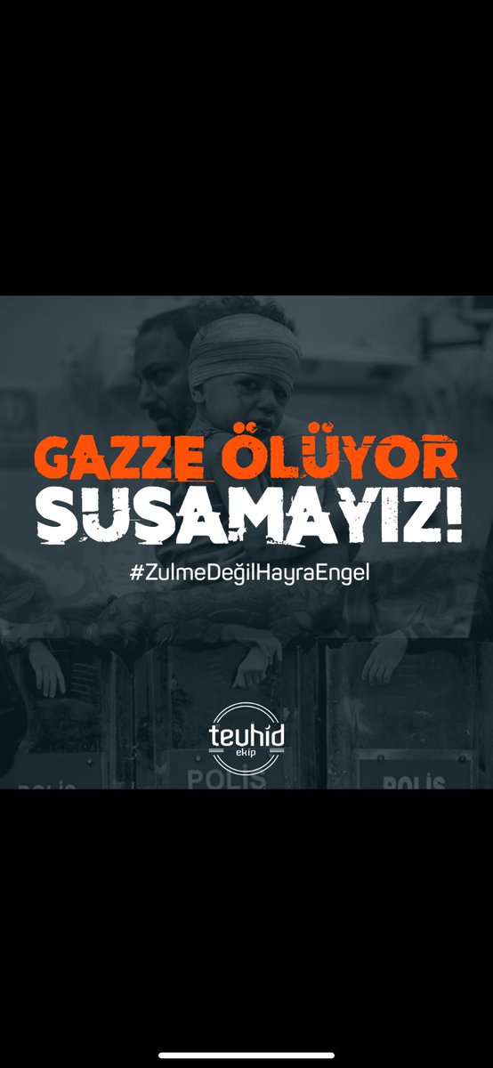 #ZulmeDeğilHayraEngel

İnsanlar açken susamayız!