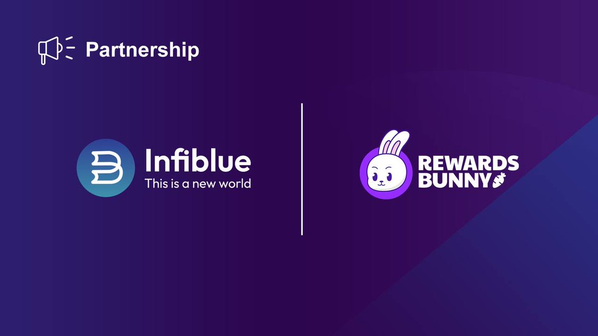 Infiblue World (@infibluenft) on Twitter photo Exciting news!
We're thrilled to partner with <a href="/rewardsbunny/">Rewards Bunny</a> 🎯
Together, we’re bringing data-driven rewards and precision targeting to the next level.
Turn everyday actions into crypto . Let’s power up Web3 loyalty, the smart way. 🐰💙 Exciting news!
We're thrilled to partner with <a href="/rewardsbunny/">Rewards Bunny</a> 🎯
Together, we’re bringing data-driven rewards and precision targeting to the next level.
Turn everyday actions into crypto . Let’s power up Web3 loyalty, the smart way. 🐰💙