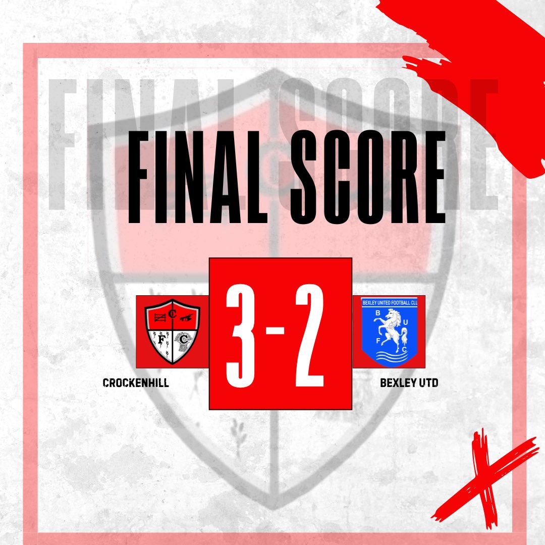 Crockenhill Sundays 🐊 (@crockenhillsun) on Twitter photo First half we was way below average, went 2-0 down and gave us a little kick up the arse and started performing. Better , didn’t deserve the win in my opinion but definitely showed heart and fight and that’s how you can win games.
All the best to <a href="/Bexley_utd/">Bexley United FC</a> great bunch. First half we was way below average, went 2-0 down and gave us a little kick up the arse and started performing. Better , didn’t deserve the win in my opinion but definitely showed heart and fight and that’s how you can win games.
All the best to <a href="/Bexley_utd/">Bexley United FC</a> great bunch.