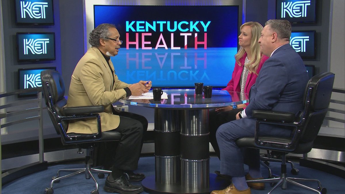 HealthKET's tweet image. Today on Kentucky Health, psychologist Lindsey Jasinski, PhD, and Marc Woods, DNP, discuss EmPATH (Emergency Psychiatric Assessment, Treatment, and Healing), which helps people experiencing a mental health crisis. Tune in at 1:30/12:30pm on @KET.