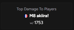 Almost 2k damage dealt in one game 💀