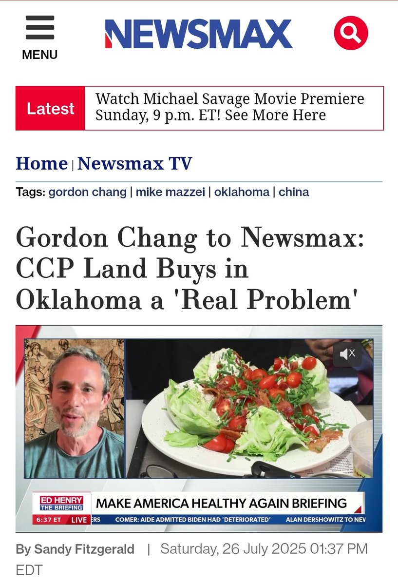 realJustATheory's tweet image. Hey @GovStitt 

Why are you allowing our AG and Speaker of the House to turn a blind eye to the biggest problem in Oklahoma?

Get the CCP out of my State!

Follow: @realJustATheory