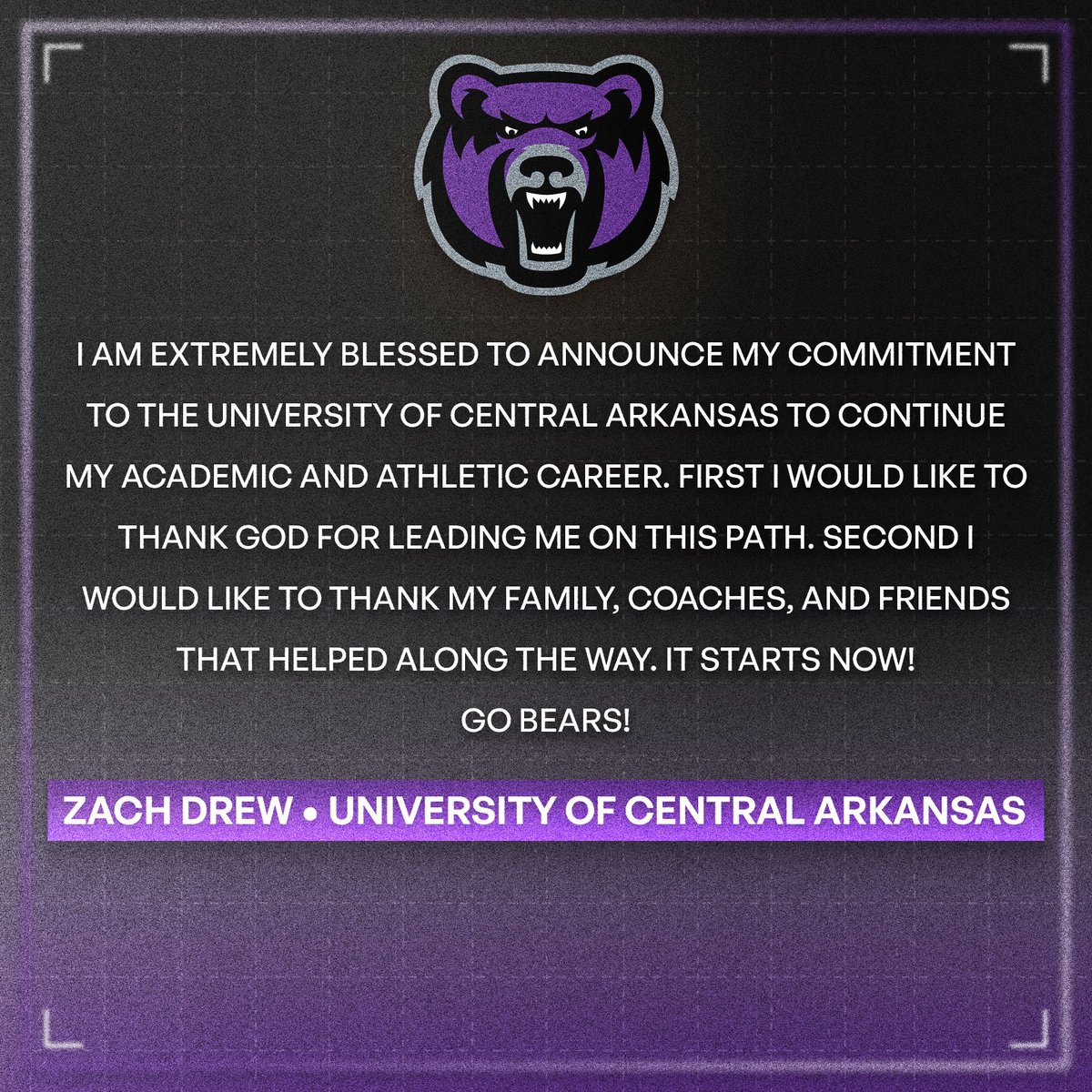 Zach_Drew17's tweet image. Go Bears!!
@UCABearBaseball commit
