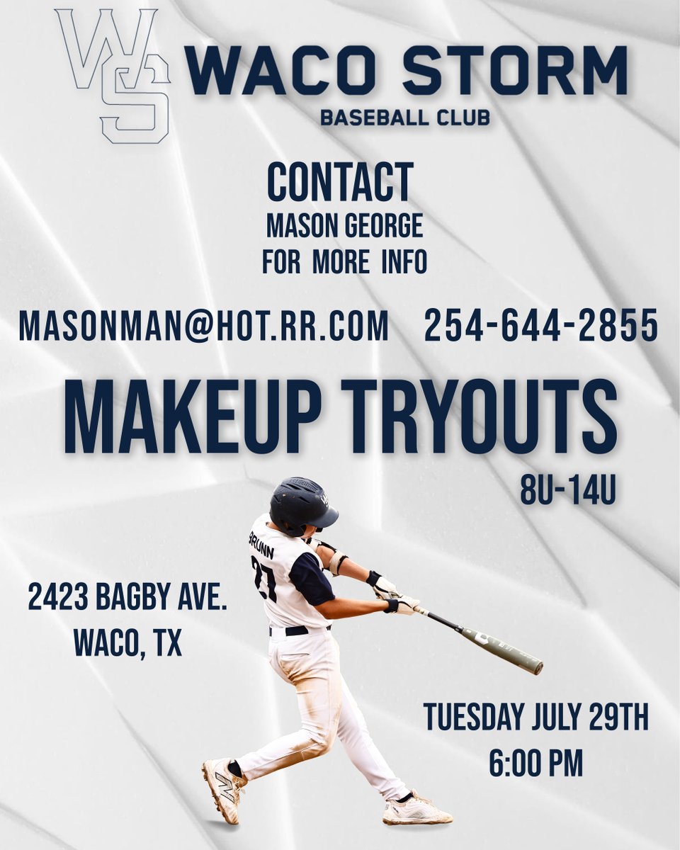 Waco Storm Baseball Club tweet media