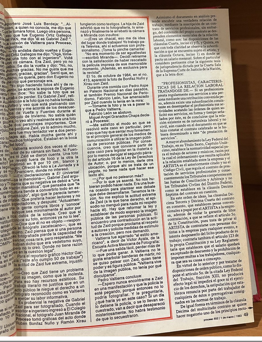 Uno de los grandes pleitos que me había tocado escuchar era el de Zaid - Valtierra, pero siempre me había quedado con la impresión que Zaid había ganado. Leyendo el <a href="/proceso/">Proceso</a>  me doy cuenta, que en realidad no tanto. ¿Ustedes que opinan?