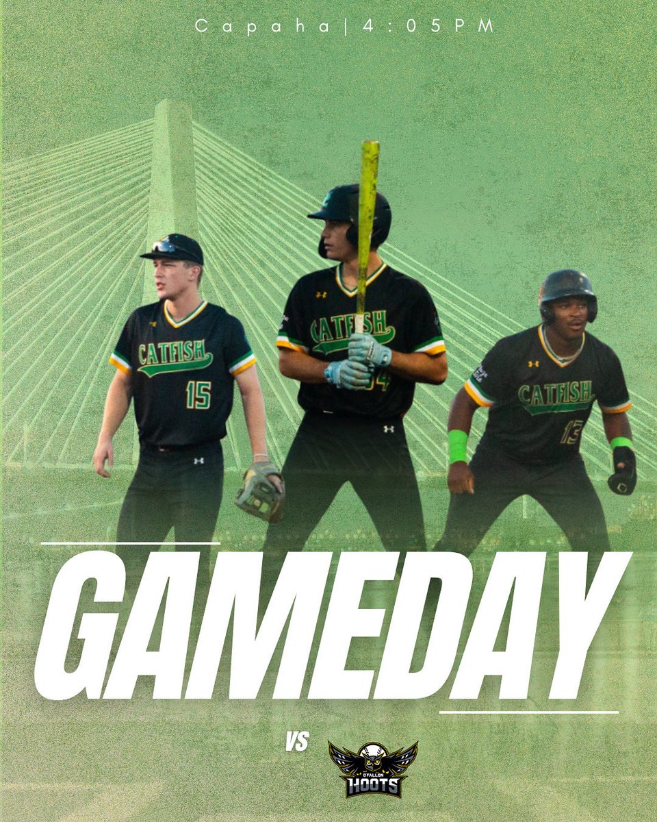 CapeCatfish's tweet image. Come spend Sunday afternoon with us and our AMAZING host families, who will be honored on the field tonight! 💐🫶🏻
🆚 O’Fallon Hoots
⏰ 4:05PM
🏟️ Capaha Field
🎟️ tickets.capecatfish.com
📺 hometeamlive.com
#CapeCatfish #Reelitin