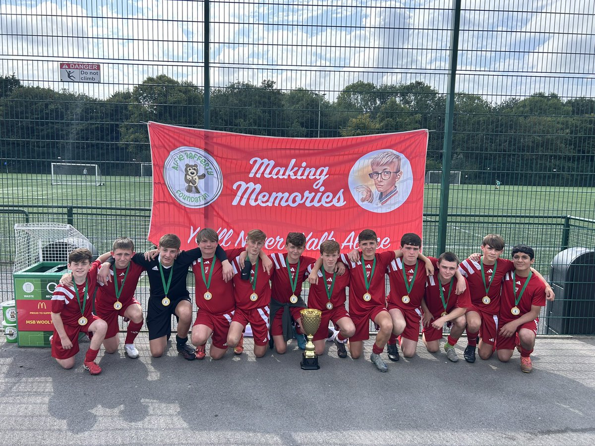Thank you to Anthony Trundle for the invite &amp; also well done to all teams, referees &amp; supporters that made for a fantastic tournament 
Quality football shown by all teams &amp; most importantly raising a little bit of money for THE ALFIE RAFFERTY FOUNDATION too 👍🏻⚽️
