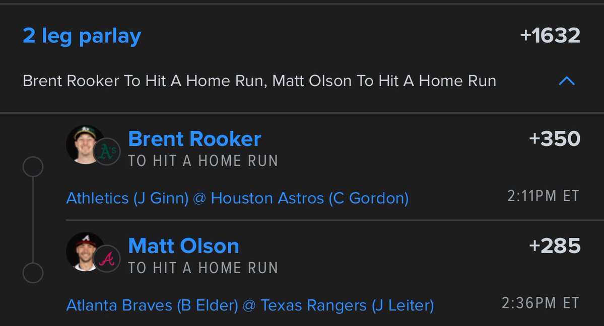 TrellJSports's tweet image. I LOVE THIS ONE TODAY! 

⭐️ Rooker x Olson ⭐️

$50 To 2 Ppl who Like/RT when WE CASH 💰