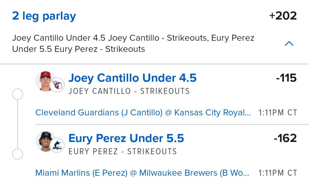 Cash_MBets's tweet photo. 2 FOR UNDER⚾️⚾️
C$Bets #free #Bettertips #BettingCommunity.
#BettingStrategy. #Sportsbetting #SportsParlay. #GAMBLING https://t.co/9mA9TOoXLE