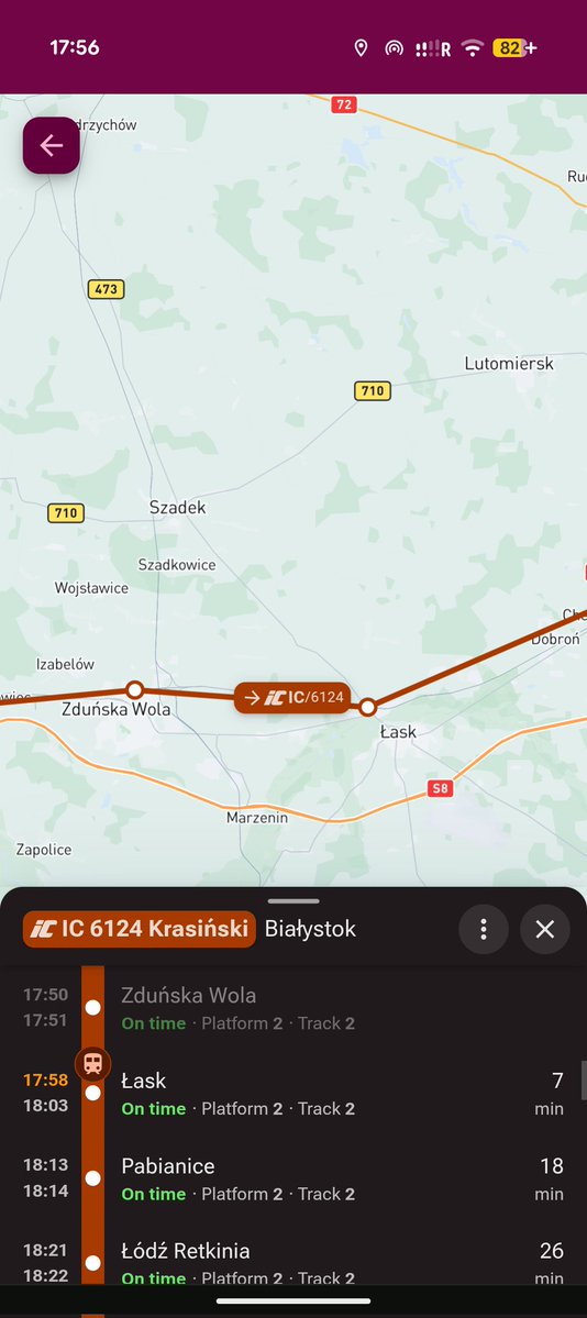 q_dome's tweet image. PKP INTERCITY NA ZBIORKOM.LIVE ‼️‼️
już nie musicie korzystać z mapy portalu pasażera 🤠👍