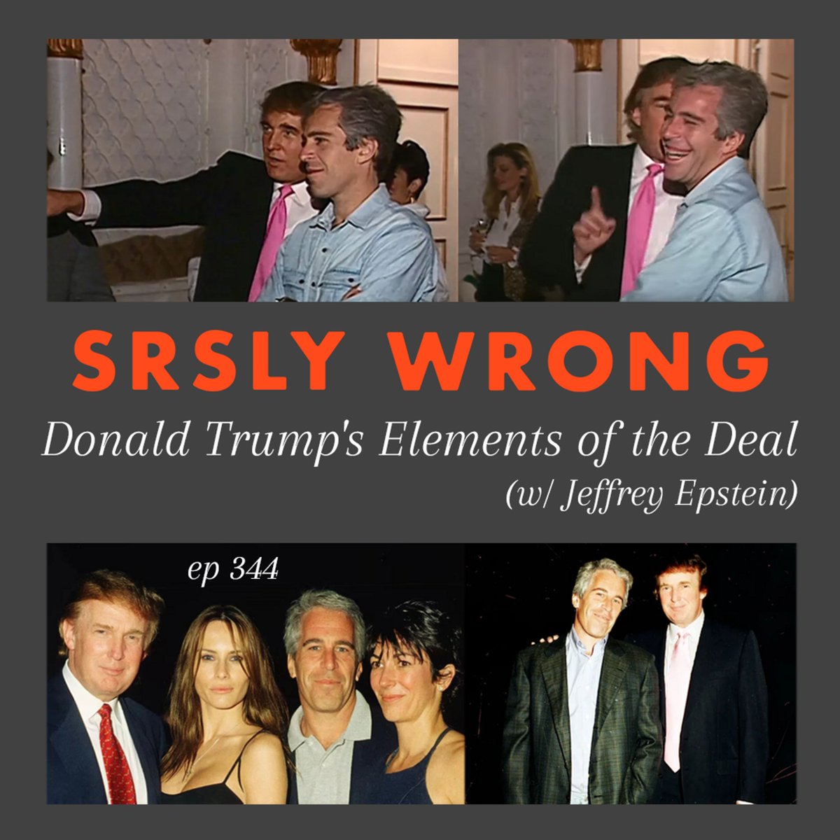 Harbinger Media Network (@harbingertweets) on Twitter photo On 🏝️<a href="/SrslyWrong/">Srsly Wrong Podcast</a>🏝️ ep343 the Wrong Boys wonder if the 11 elements of a good deal Trump lays out in his '87 book ‘The Art of the Deal’ can make us more successful & if they're useful in covering up your sex crimes of long-time close friend Jeffrey Epstein.
srslywrong.com/podcast/ep-344… On 🏝️<a href="/SrslyWrong/">Srsly Wrong Podcast</a>🏝️ ep343 the Wrong Boys wonder if the 11 elements of a good deal Trump lays out in his '87 book ‘The Art of the Deal’ can make us more successful & if they're useful in covering up your sex crimes of long-time close friend Jeffrey Epstein.
srslywrong.com/podcast/ep-344…