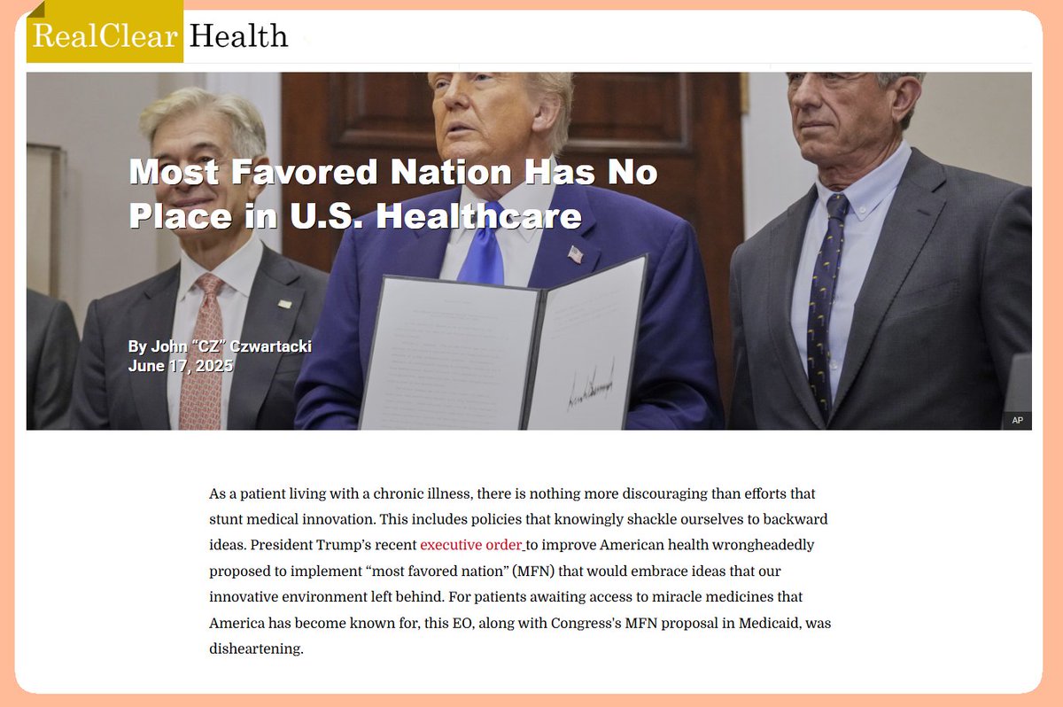 Most Favored Nation (MFN) reference pricing would tie U.S. drug rebates to the lowest global rates, collapsing the very revenue streams that fund basic science, clinical trials, and manufacturing.

Our analysis shows that, over the next decade, applying MFN to Medicare Parts B&amp;D