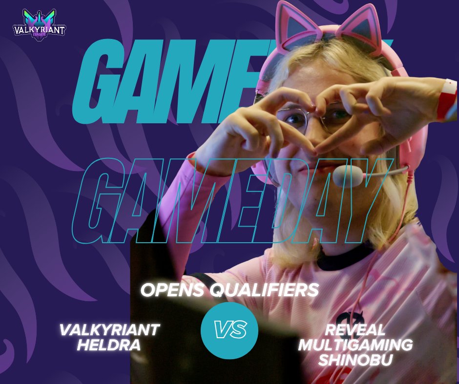 🏆 VCT Game Changers EMEA: Contenders Series 2 - Open Qualifier

C'est parti pour cette deuxième journée de matchs pour nos Valkyriant Heldra !
Au cast <a href="/Incrowdible_/">Incrowdible</a> &amp; Lulu La terrible ! 🔥

Valkyriant Heldra 🆚 Reveal Multigaming Shinobu

🔗 twitch.tv/valkyriant_be