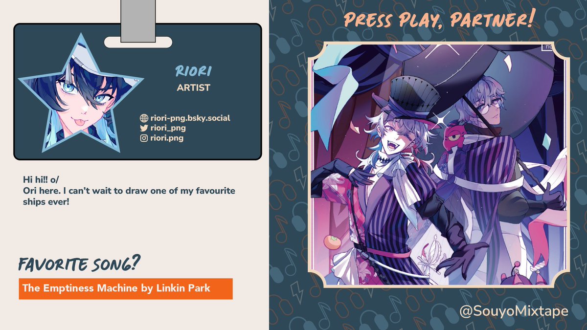 souyomixtape's tweet image. oh @riori_png's gorgeous art will get you right in the heart! 💘