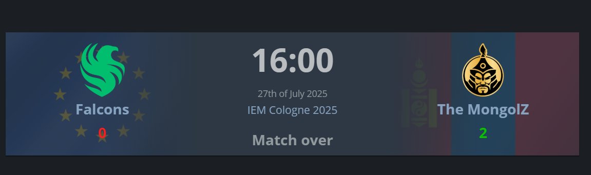 ESCGaming's tweet image. Falcons were BURNED by 5 Mongols 🗿