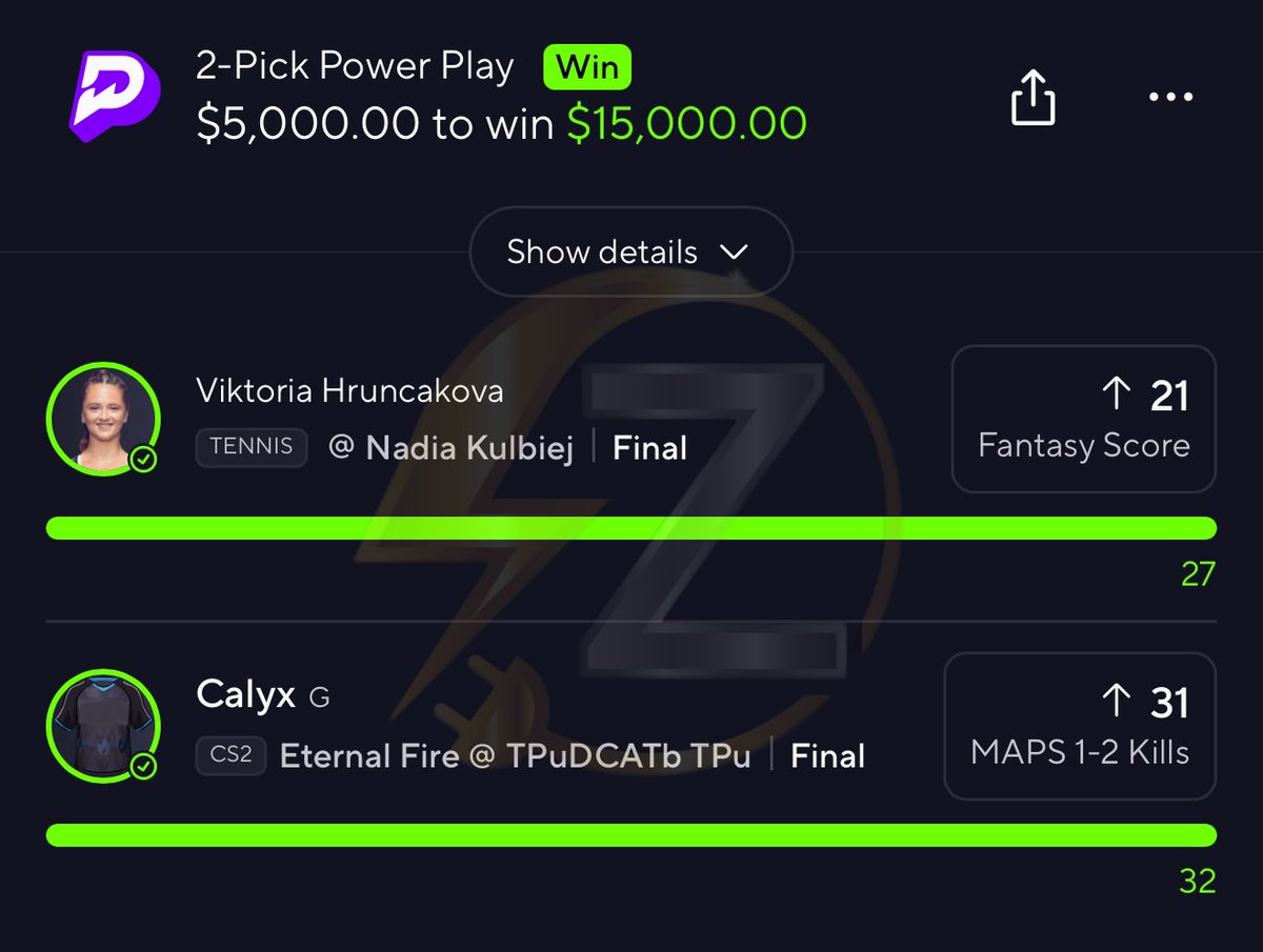 ZetoPicks's tweet image. HOLY FUCK 15K TENNIS SWEEP ๐ญ๐ญ๐ฅ
PRIZEPICKS is feeding.
Cashed tf out in premium my lord. ๐๐ฝ
$500 giveaway to a FOLLOWER that Likes & Rts ๐ฏ
#prizepicks #prizepickstennis #GamblingTwitter